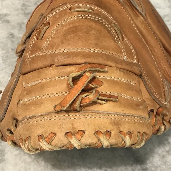 Winner's Choice Baseball Catchers Mitt Professional Model Rawhide Laced Leather - Picture 9 of 9